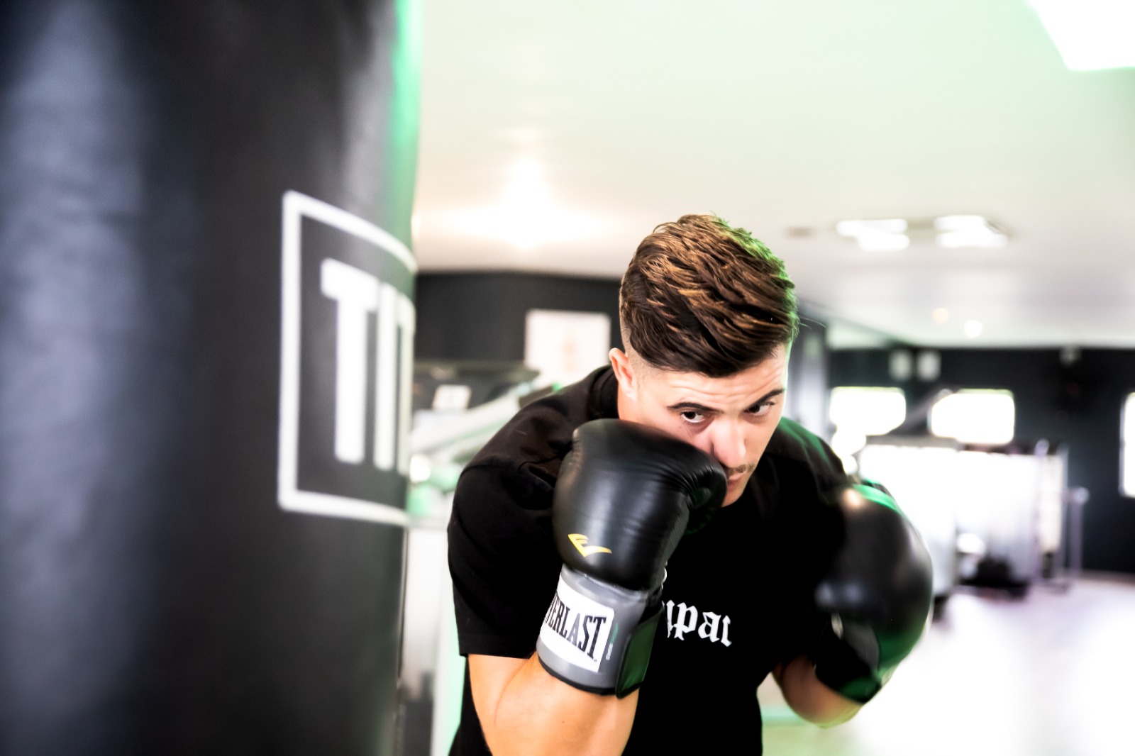 Core rotation generates power in a punch