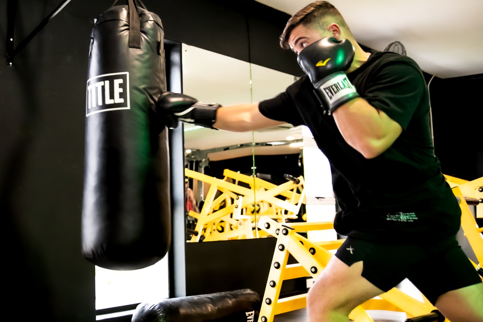 Hitting the heavy punching bag